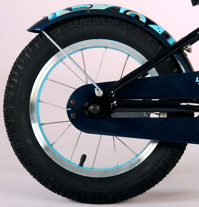 Afbeelding laden in galerijviewer, Volare Miracle Cruiser Kinderfiets - Jongens - 14 inch - Mat Blauw - Prime Collection