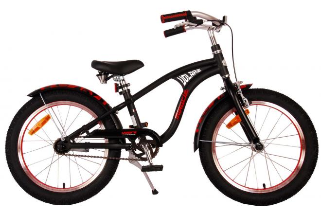 Afbeelding laden in galerijviewer, Volare Miracle Cruiser Kinderfiets - Jongens - 18 inch - Mat Zwart - Prime Collection