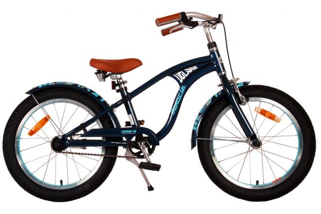 Afbeelding laden in galerijviewer, Volare Miracle Cruiser Kinderfiets Jongens 18 inch Mat Blauw Prime Collection
