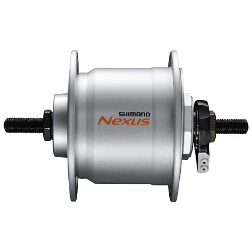 Afbeelding laden in galerijviewer, Shimano Dynamo Naaf 100 36 Zilver Dh-C3000 6V 3.0W Moer