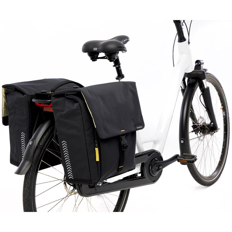 Afbeelding laden in galerijviewer, Newlooxs new looxs dubbele tas tulum mik 2.0 32l rpet zwart