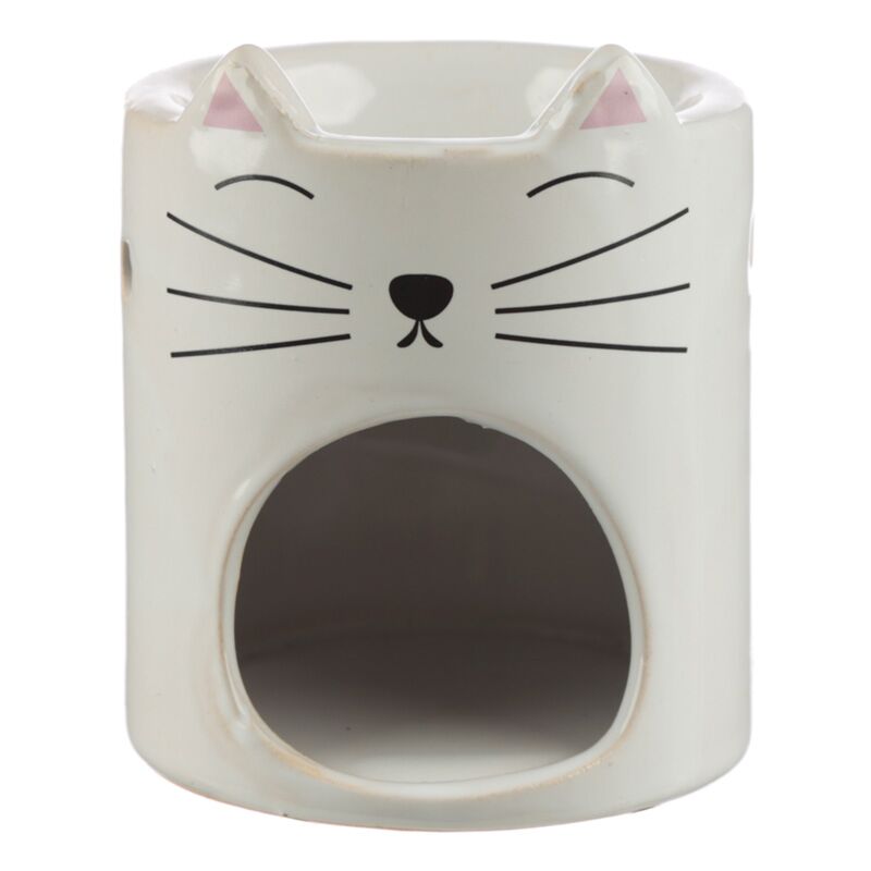 Afbeelding laden in galerijviewer, Feline fine kat keramiek geurbrander - small
