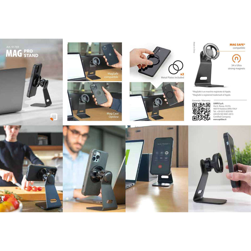 Afbeelding laden in galerijviewer, Optiline mag pro stand, magnetic home office mount