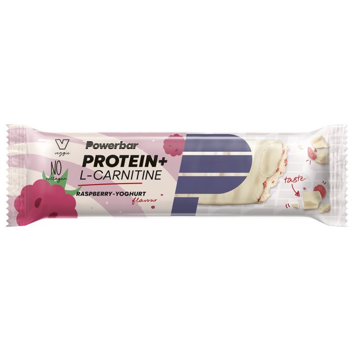 Afbeelding laden in galerijviewer, Powerbar protein+ l-carnitine (30 x 35gr) - raspberry-yoghurt