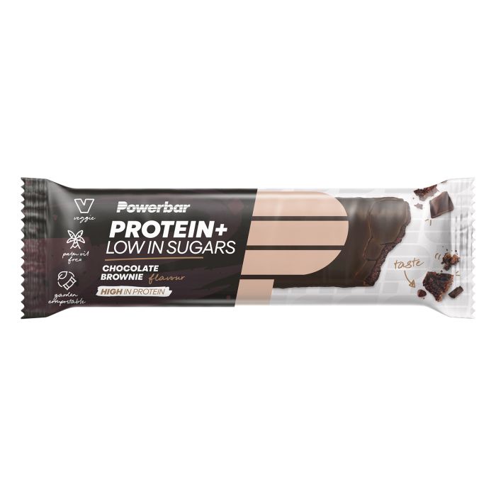 Afbeelding laden in galerijviewer, Powerbar protein+ low in sugar (30 x 35gr) - chocolate brownie