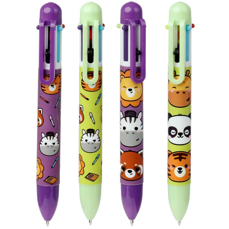 Afbeelding laden in galerijviewer, Adoramals wilde dierene dieren meer kleuren pen (6 kleuren)
