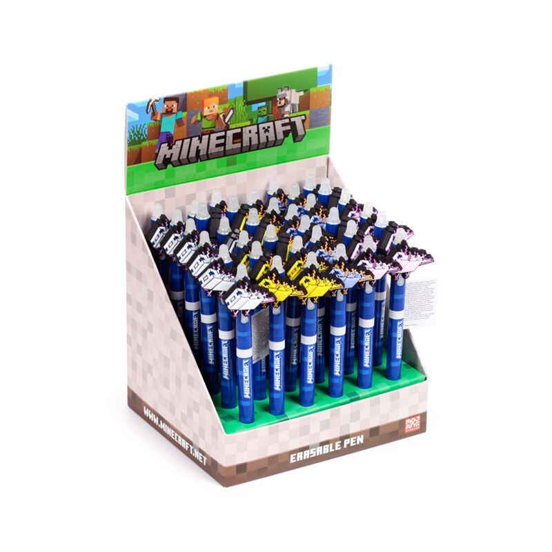 Afbeelding laden in galerijviewer, Union inkredible uitwisbare pen met pvc minecraft top