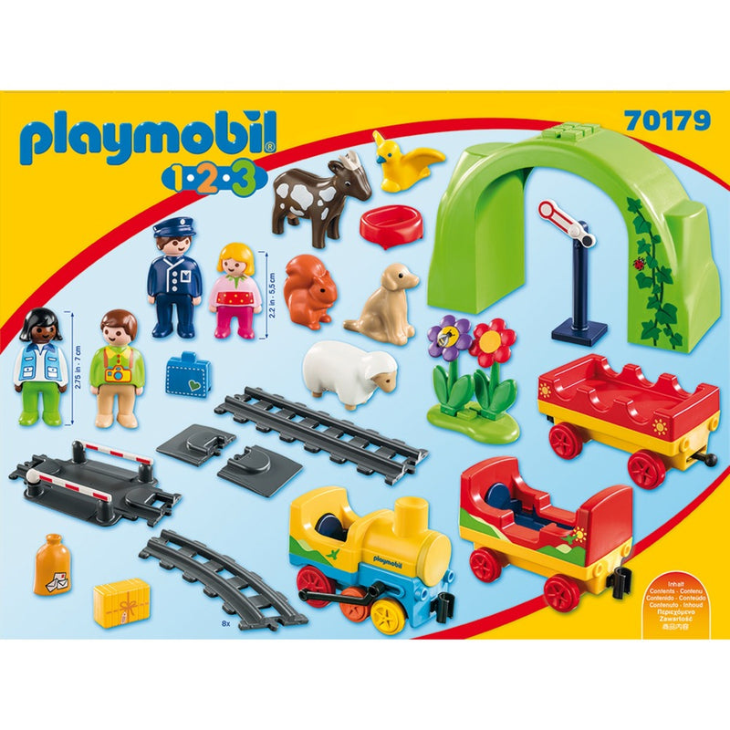 Afbeelding laden in galerijviewer, PLAYMOBIL 1.2.3. Mijn Eerste Trein 70179