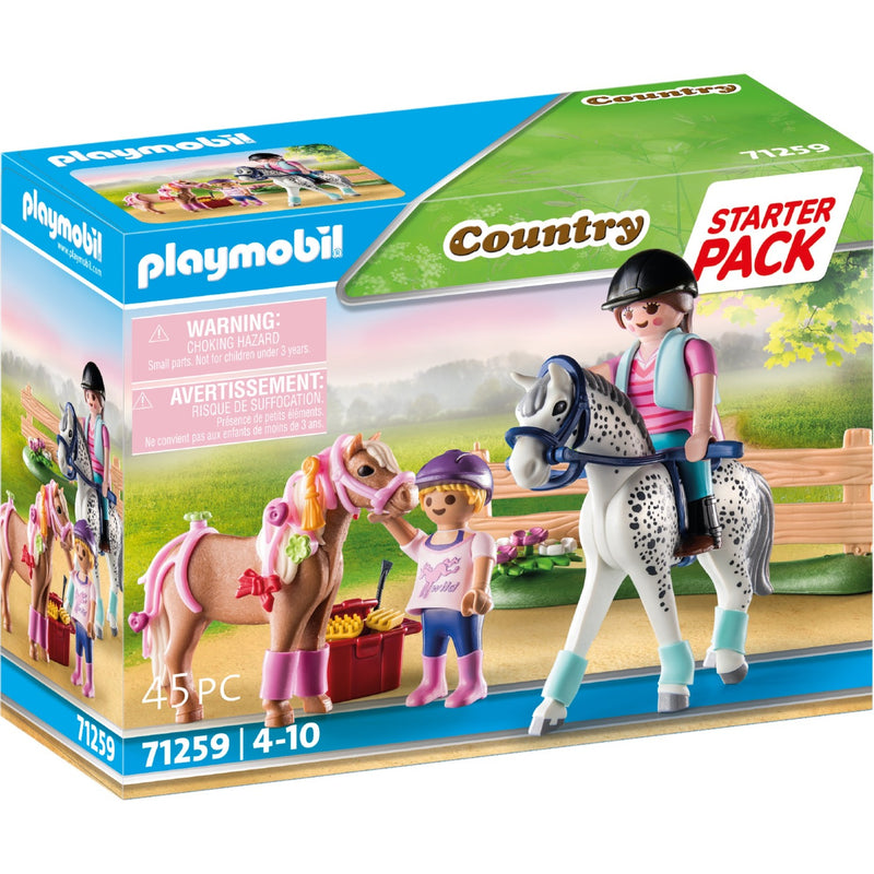 Afbeelding laden in galerijviewer, PLAYMOBIL Starterpack Paardenverzorging 71259