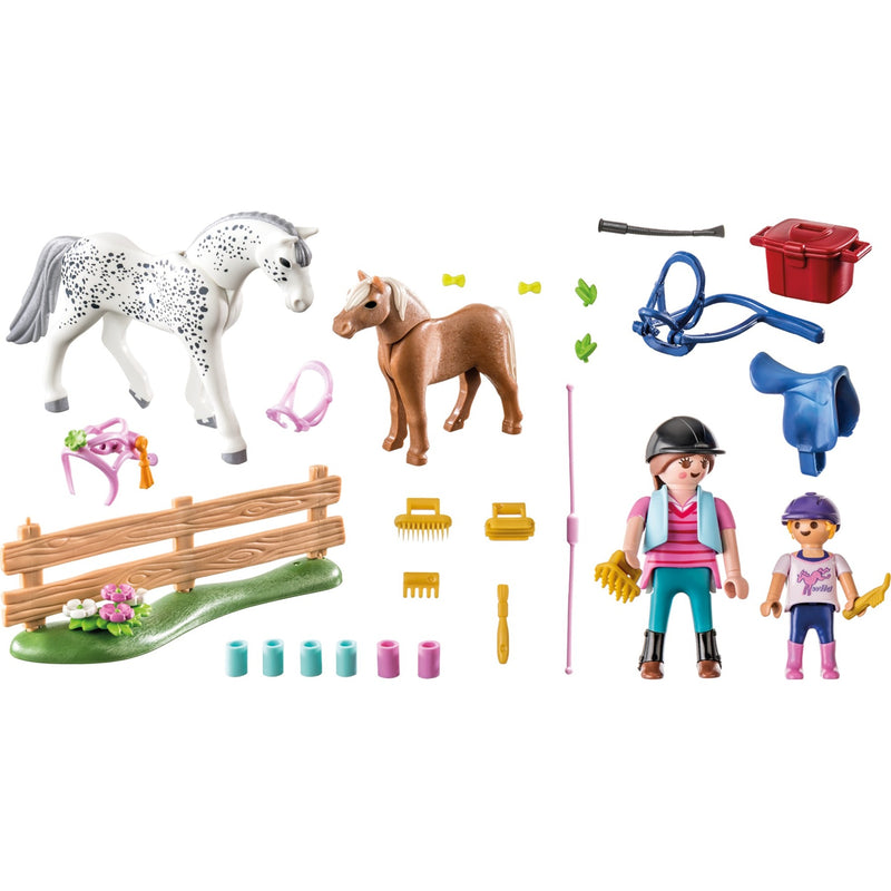 Afbeelding laden in galerijviewer, PLAYMOBIL Starterpack Paardenverzorging 71259