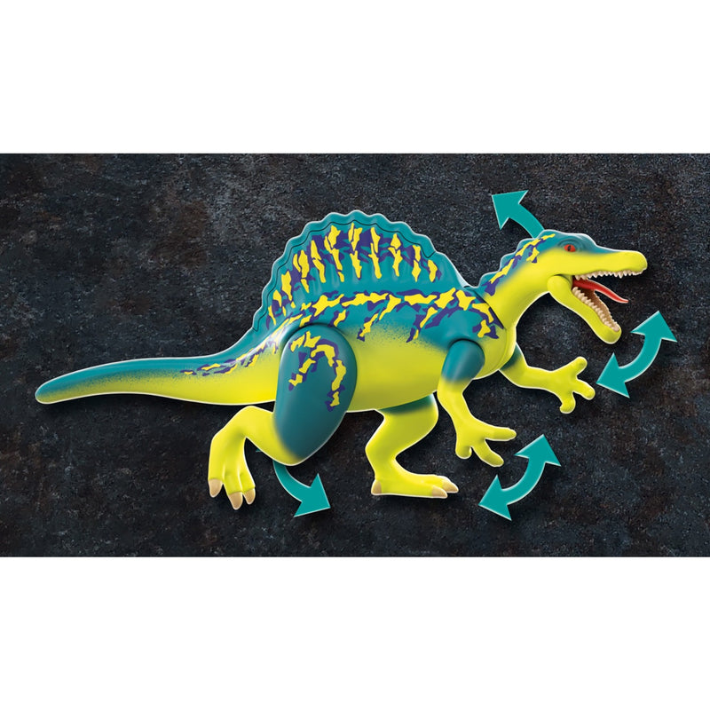 Afbeelding laden in galerijviewer, PLAYMOBIL Rise Spinosaurus: dubbele verdedigingskrach