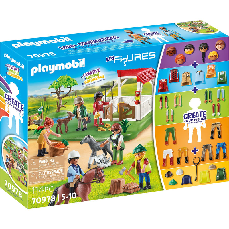 Afbeelding laden in galerijviewer, Playmobil My Figures Paardenranch 70978