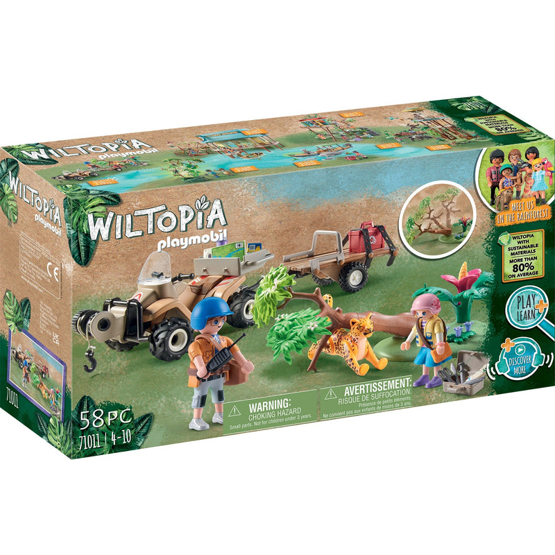 Afbeelding laden in galerijviewer, PLAYMOBIL Wiltopia Dierenreddingsquad 71011