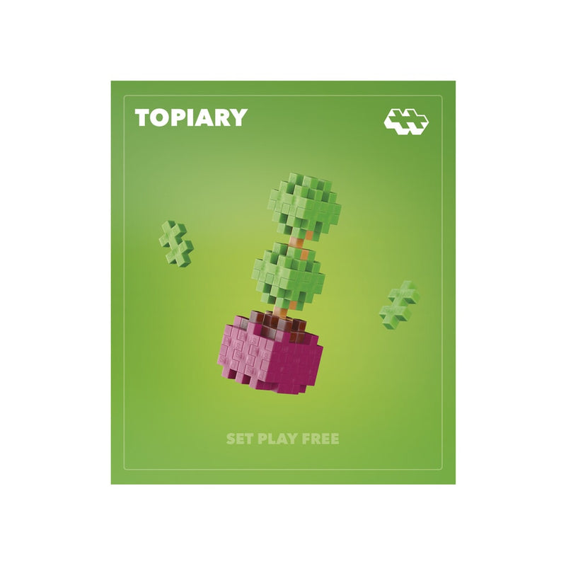 Afbeelding laden in galerijviewer, Plus plus plant packs - topiary plus-plus flowers plants (4341)