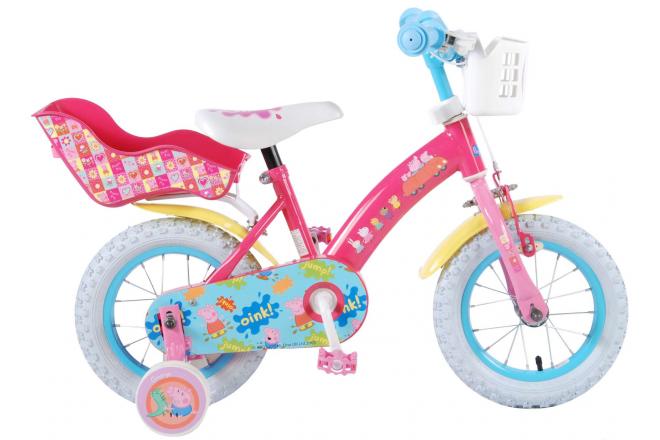 Afbeelding laden in galerijviewer, Peppa Pig Kinderfiets Meisjes 12 inch Roze