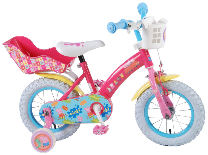 Afbeelding laden in galerijviewer, Peppa Pig Kinderfiets Meisjes 12 inch Roze