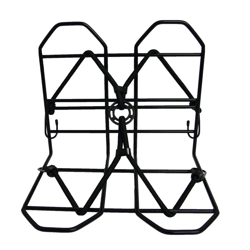 Afbeelding laden in galerijviewer, bagagerekje 28 x 25 cm zwart met spin