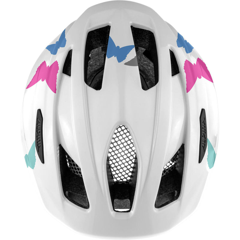 Afbeelding laden in galerijviewer, Alpina sports kinderhelm pico pearlwhite butterflies 50-55