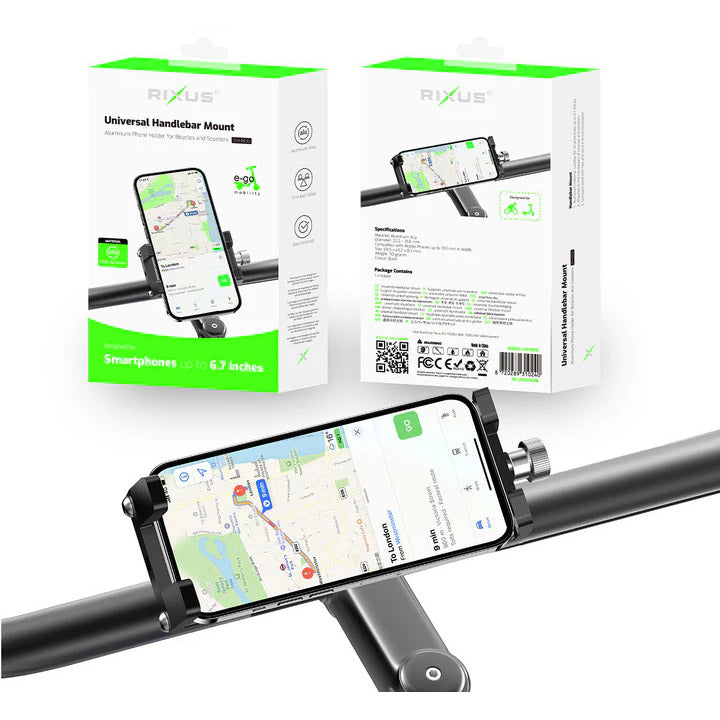Afbeelding laden in galerijviewer, Olympic sportswear rixus telefoonhouder rxhb06 <6,7 aluminium zwart