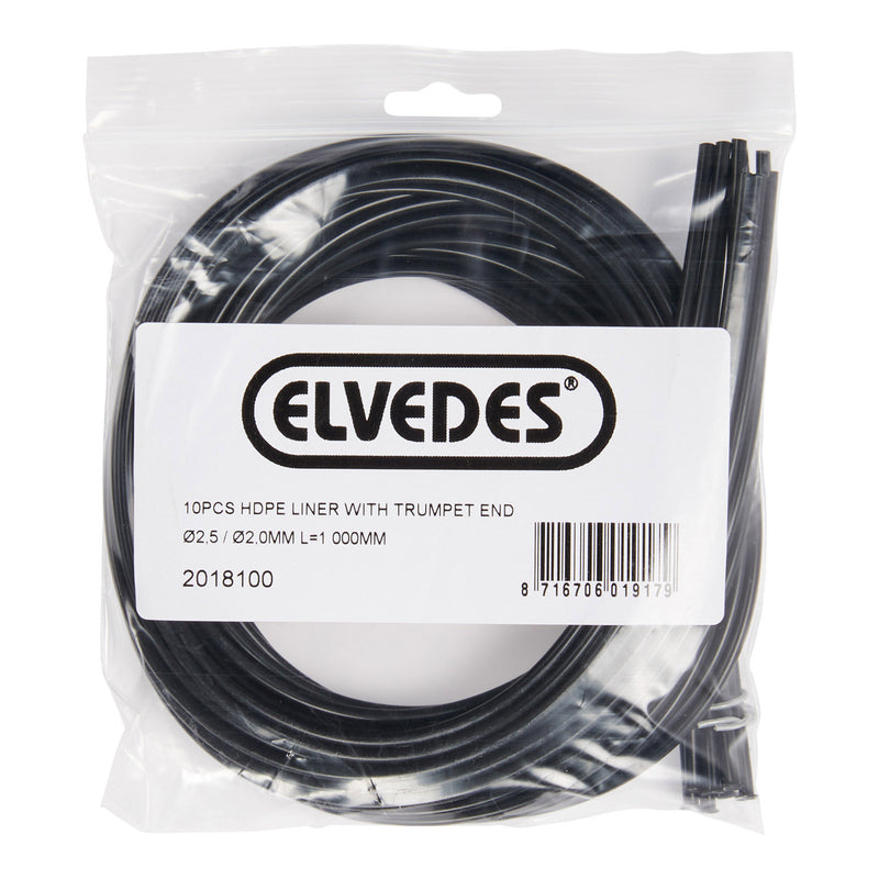 Afbeelding laden in galerijviewer, Elvedes Liner met trompetje 2,5 2mm 1000mm(10)HDPE 2018100