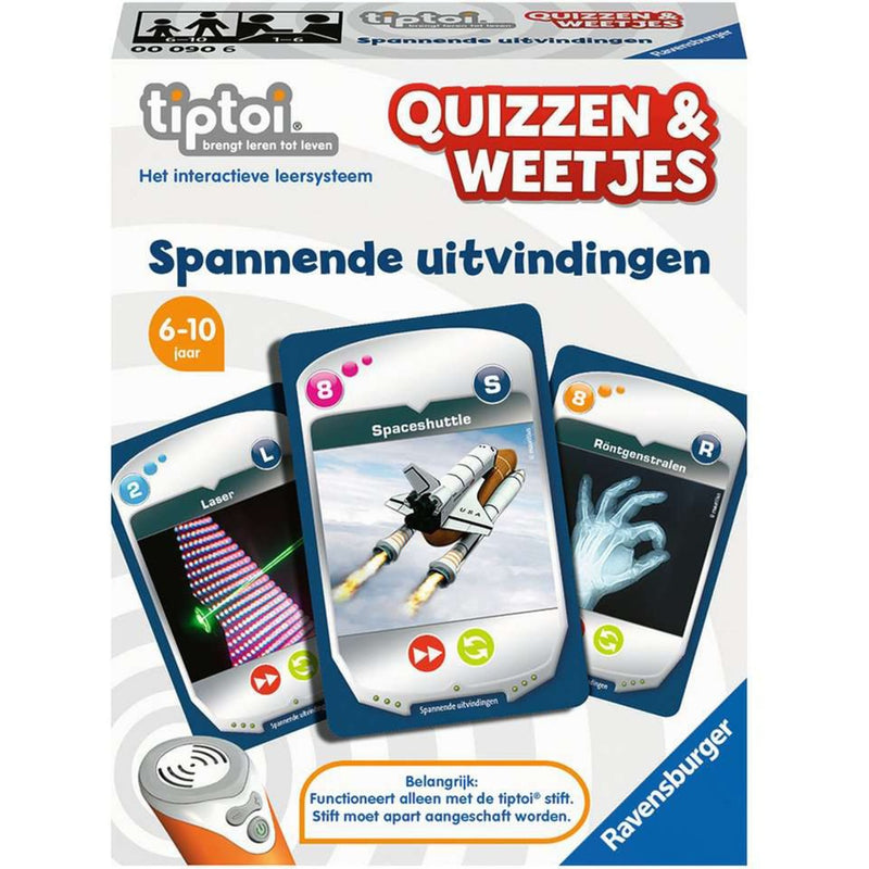 Afbeelding laden in galerijviewer, Ravensburger Tiptoi Quizzen Weetjes Uitvindingen