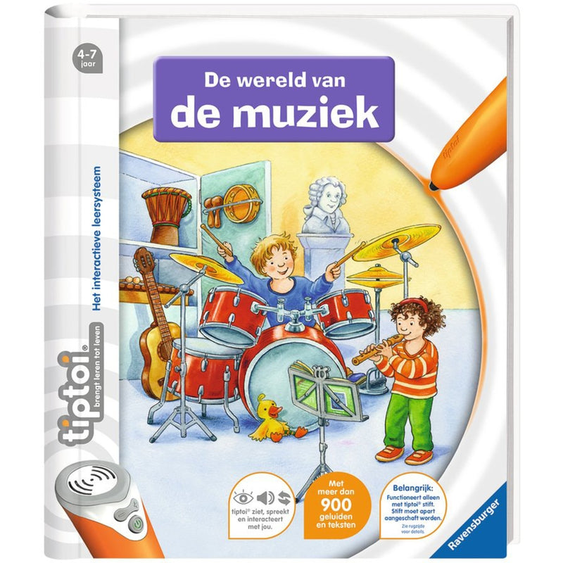 Afbeelding laden in galerijviewer, Ravensburger Tiptoi Boek De Wereld van de Muziek