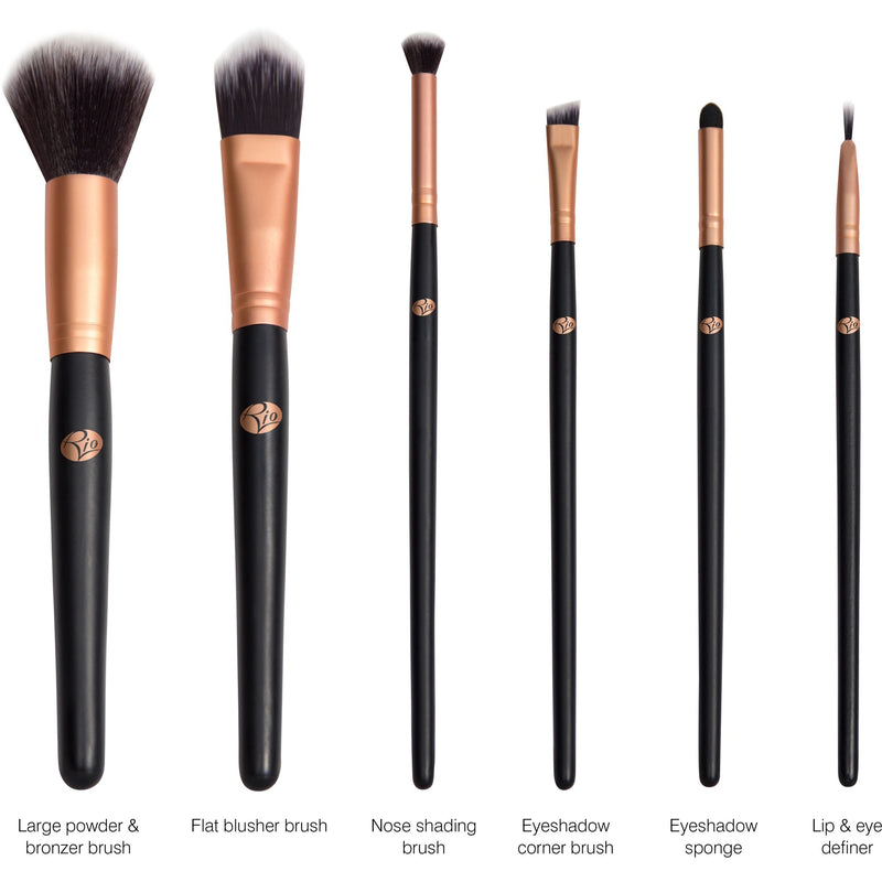 Afbeelding laden in galerijviewer, Rio Rio BRCE Essential cosmetic brush collection