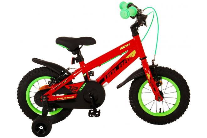Afbeelding laden in galerijviewer, Volare Rocky Kinderfiets Jongens 12 inch Rood Twee handremmen