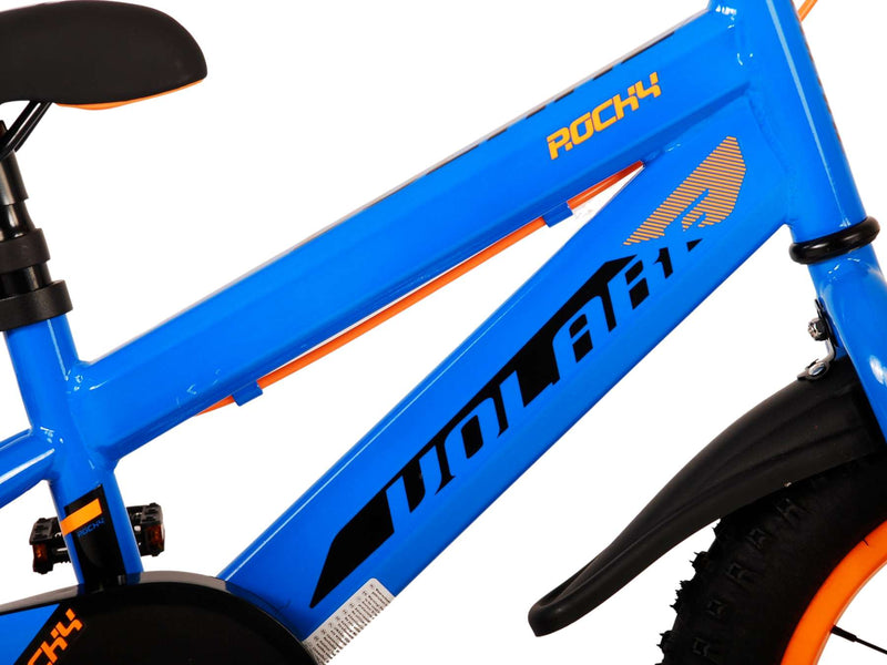 Afbeelding laden in galerijviewer, Volare Rocky Kinderfiets Jongens 14 inch Blauw Twee handremmen