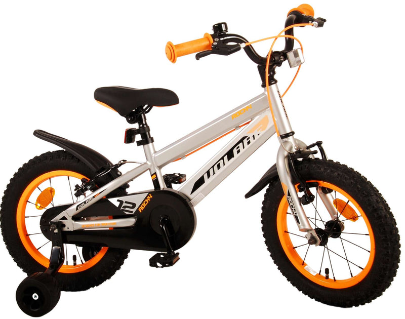 Afbeelding laden in galerijviewer, Volare Rocky Kinderfiets Jongens 14 inch Grijs Twee handremmen