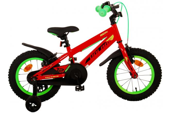 Afbeelding laden in galerijviewer, Volare Rocky Kinderfiets Jongens 14 inch Rood Twee handremmen