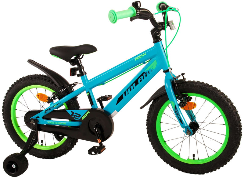 Afbeelding laden in galerijviewer, Volare Rocky Kinderfiets Jongens 16 inch Groen Twee handremmen