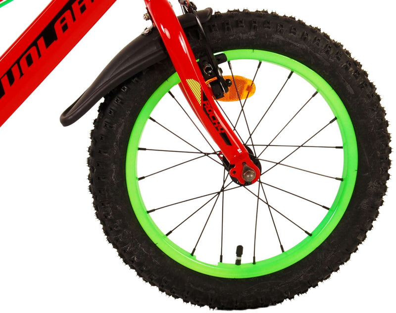 Afbeelding laden in galerijviewer, Volare Rocky Kinderfiets Jongens 16 inch Rood Twee handremmen