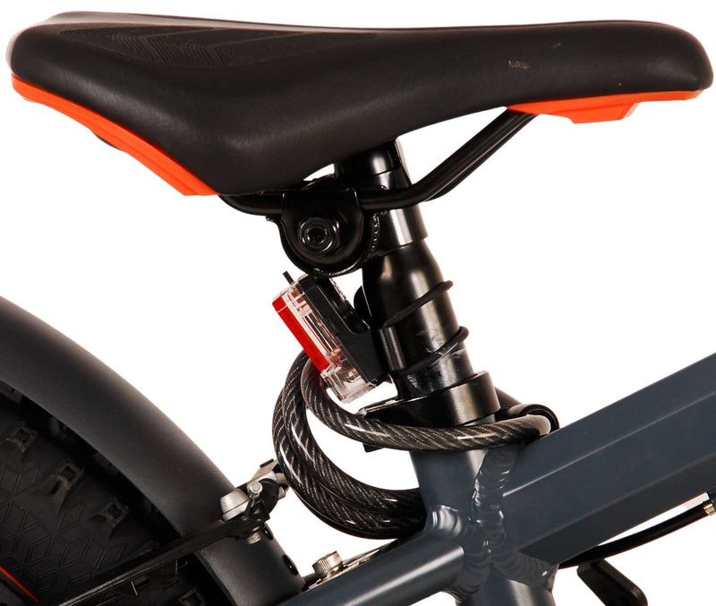 Afbeelding laden in galerijviewer, Volare Rocky Kinderfiets - 20 inch - Grijs Oranje - 6 speed - Prime Collection