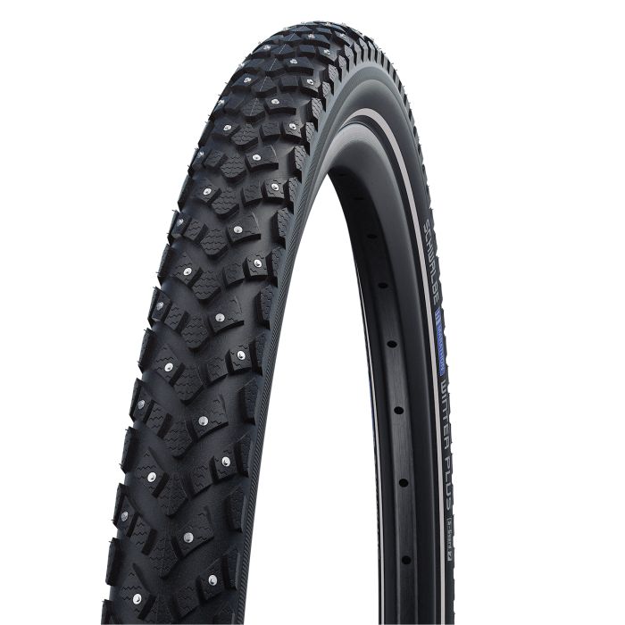 Afbeelding laden in galerijviewer, Schwalbe marathon winter plus - wired - winter - smartguard - 26x2.00 - black + reflex