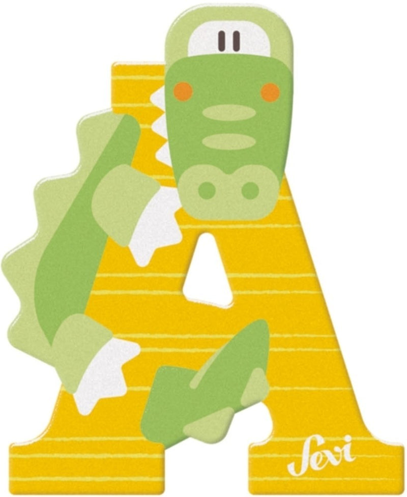 Afbeelding laden in galerijviewer, Sevi letter a alligator: 10 cm (83001)