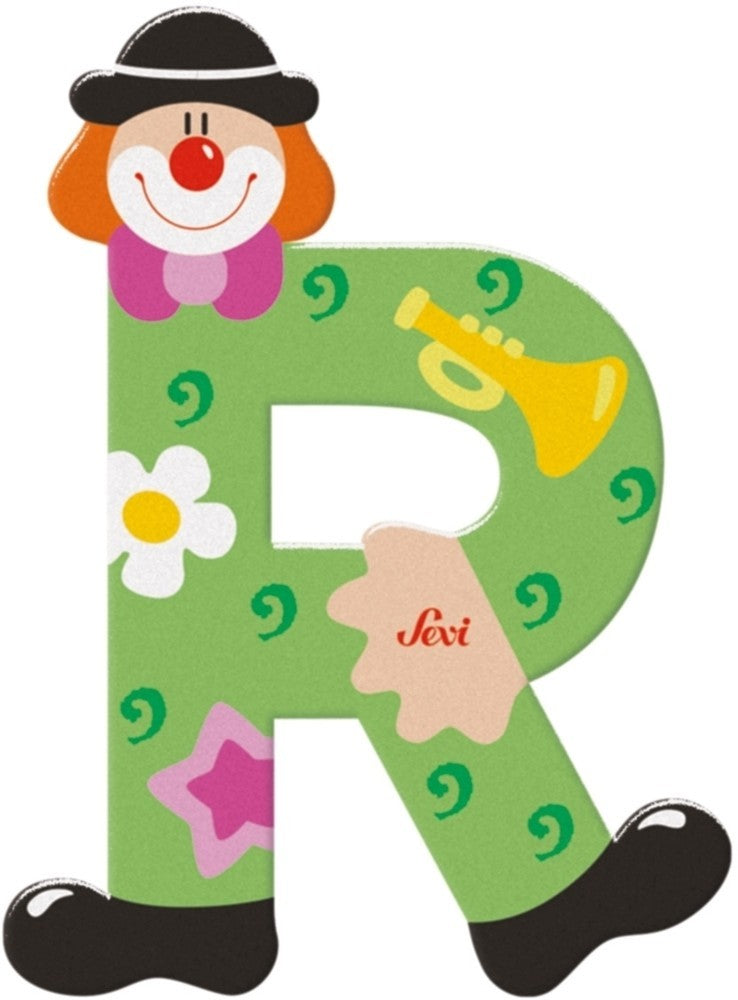 Afbeelding laden in galerijviewer, Sevi letter clown r: 10 cm (81754)