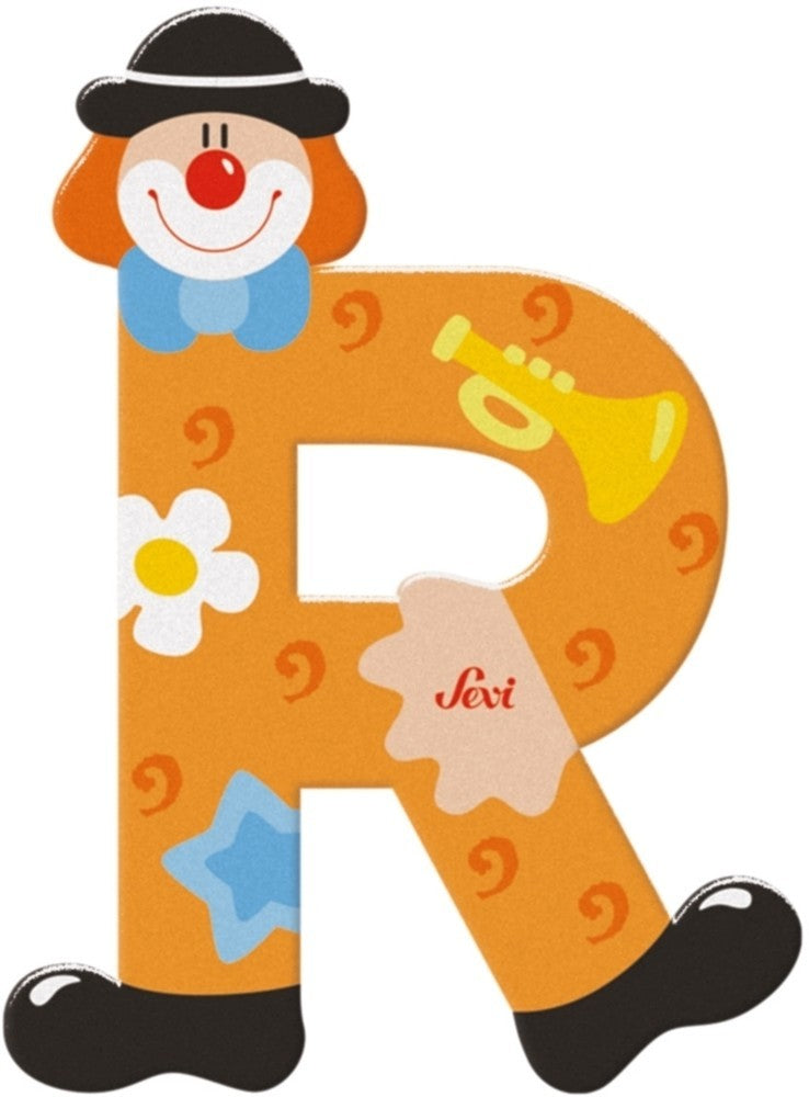 Afbeelding laden in galerijviewer, Sevi letter clown r: 10 cm (81754)