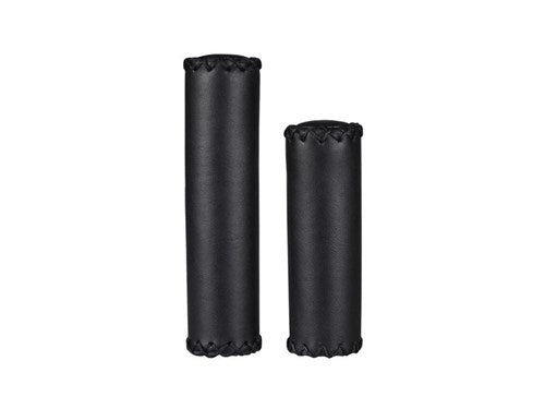 Afbeelding laden in galerijviewer, Simson Lederen Handvatten - Zwart, Authentieke Look, Optimaal Comfort, Geschikt voor Grip Shift Versnelling