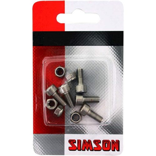 Afbeelding laden in galerijviewer, Simson inbusbout m5x12 + borgmoer