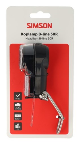 Afbeelding laden in galerijviewer, Simson koplamp aurora b-line 30r batterij
