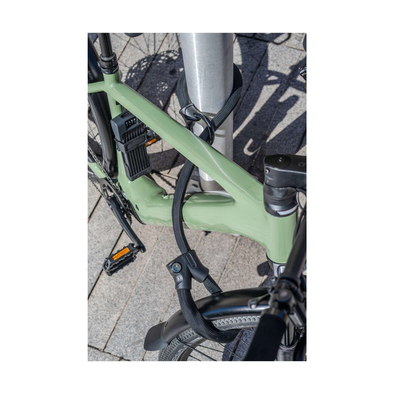 Afbeelding laden in galerijviewer, Abus fietsslot kettingslot - infinity loop 1806 - security level 6 - zwart - 140 cm - geschikt voor elektrische fietsen en stadsfietsen