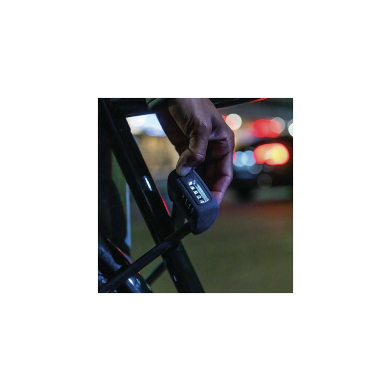 Afbeelding laden in galerijviewer, Abus vouwslot Bordo 6000C 90 zwart LED SH - Fietsslot