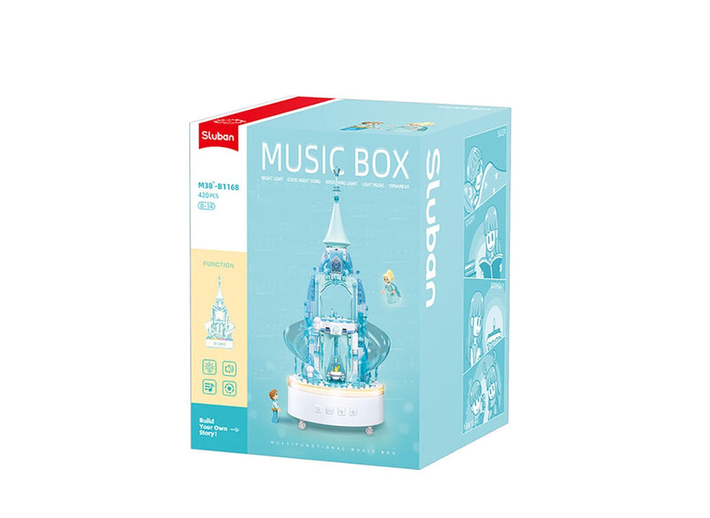 Afbeelding laden in galerijviewer, Sluban ice castle music box (m38-b1168)