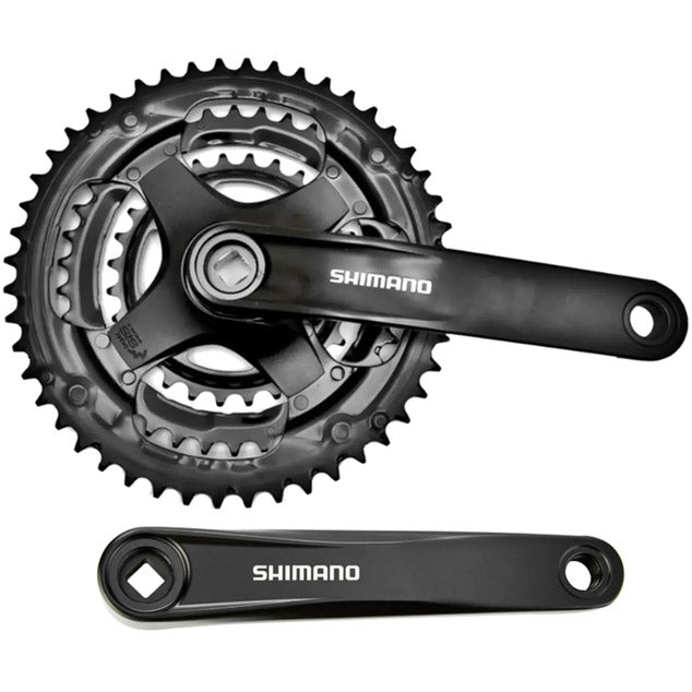 Afbeelding laden in galerijviewer, Shimano crankset tourney fc-ty301 6 7 8v 175mm oem