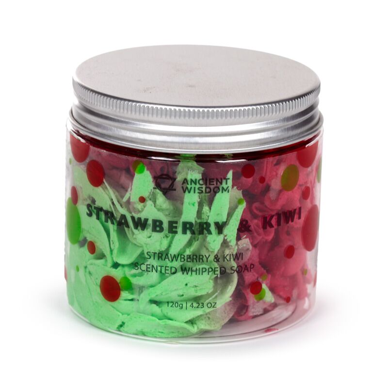 Afbeelding laden in galerijviewer, Aardbei kiwi pot met whipped soap bodywash