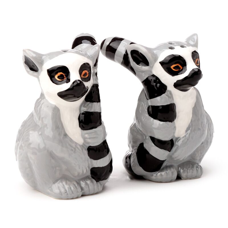 Afbeelding laden in galerijviewer, Lemur keramiek peper- en zoutstel