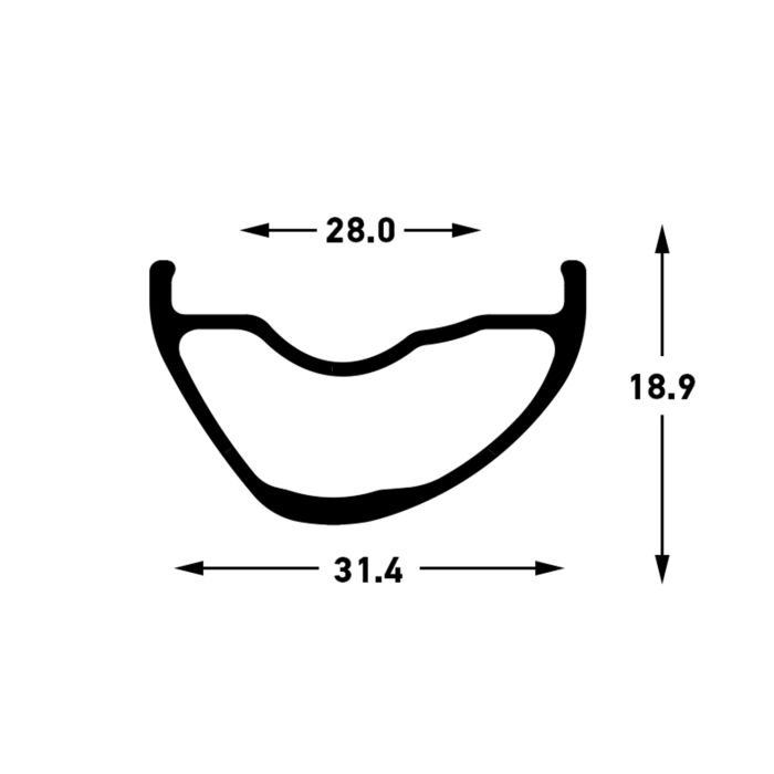 Afbeelding laden in galerijviewer, Stan's arch mk4 rim - 29'' - 32h - black gray
