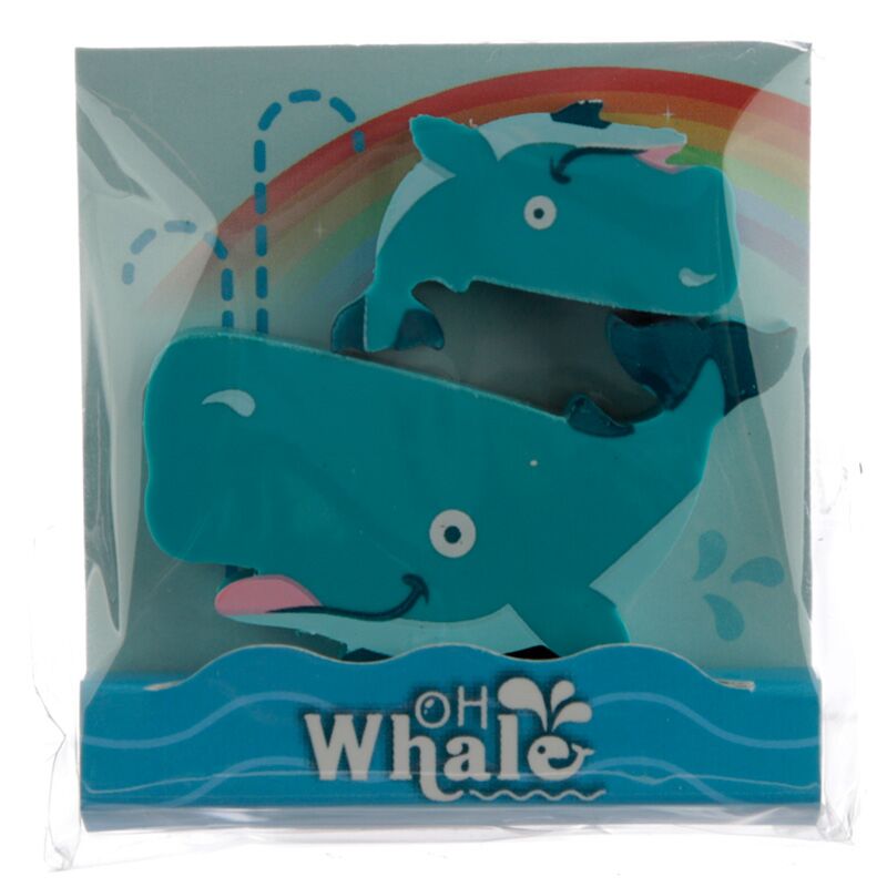 Afbeelding laden in galerijviewer, Set van 2 walvis gummen