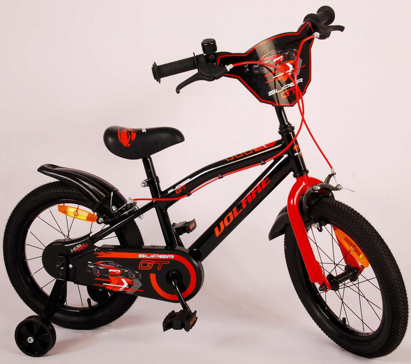 Afbeelding laden in galerijviewer, Volare Super GT Kinderfiets Jongens 16 inch Rood Twee handremmen
